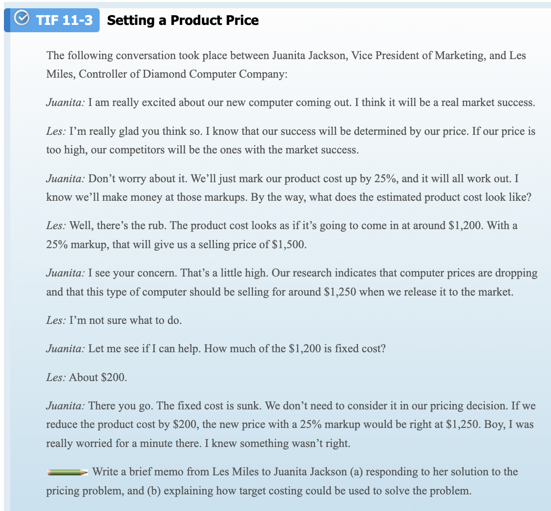 Key terms: Competition-based method, Cost-plus methods, Demand-based method, Differential analysis, Differential cost,
