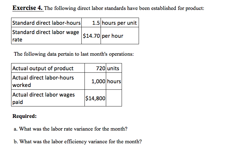 using the formulas labor rate variance : SR(AH-SH) labor efficiency variance :