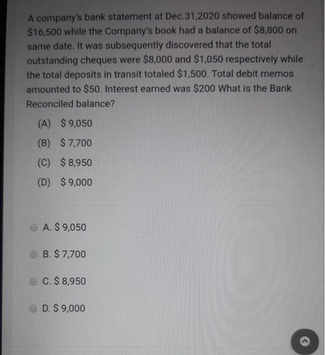 fund and Credit Cash (D) Debit Expenses and Credit Cash A. Debit