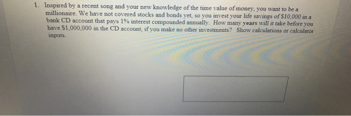  1. Inspired by a recent song and your new knowledge of