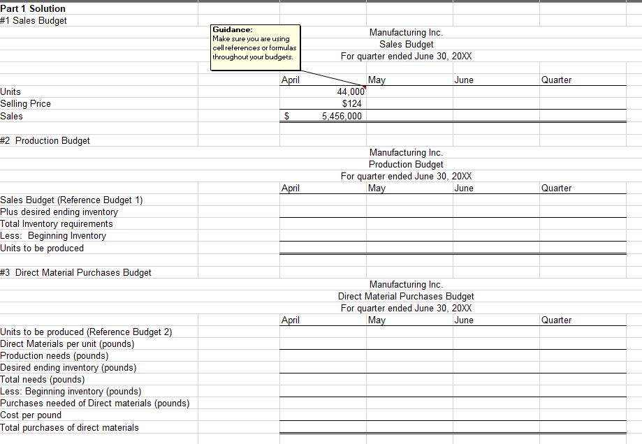 be tied to cell references and formulas in excel afterwards. Cell references