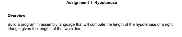  in x86, 64 bit Assembly Language Intel Syntax. Simple application that