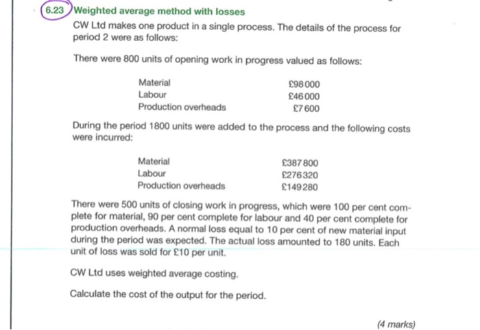 need help solving this management accounting question if someone could explain using