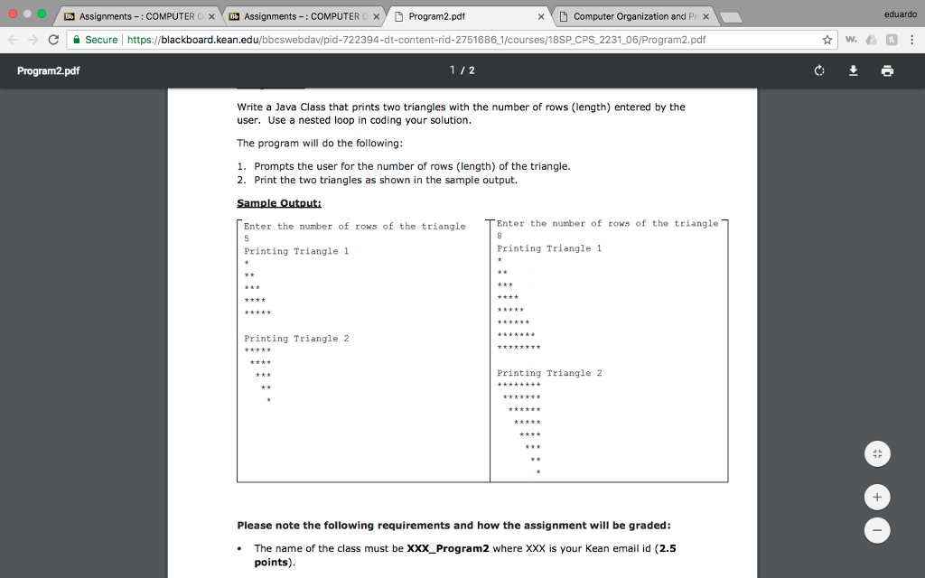 java question loop 0/ Assignments-: COMPUTERC Assignments-. COMPUTERC y eduardo Program 2.pdf