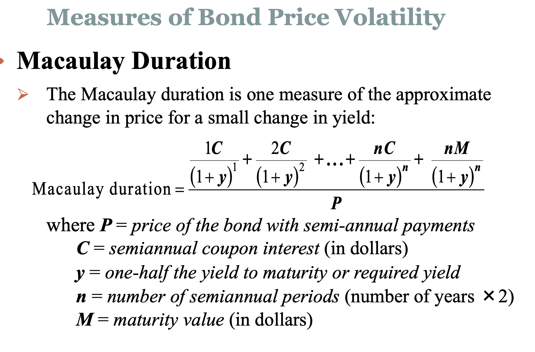 Here you can upload your proof for Macaulay or Modified Duration and