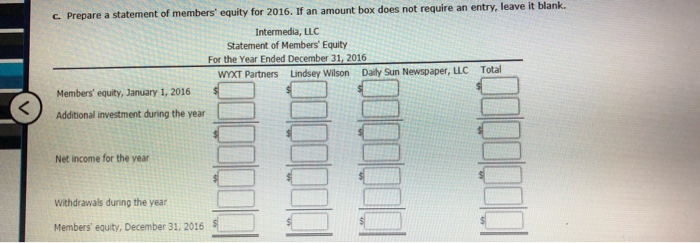 Intermedia, LLC, has three members: WYXT Partners, Lindsey Wilson, and Daily Sun