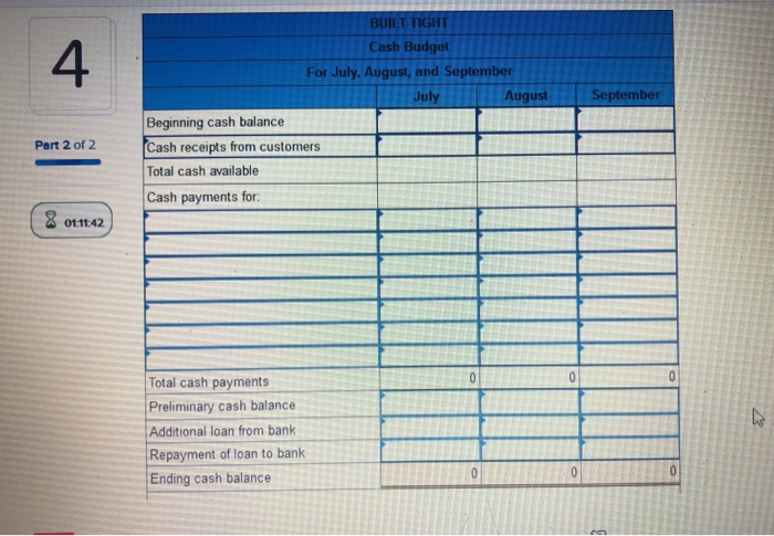 information The following information applies to the questions displayed below.) Built-Tight is