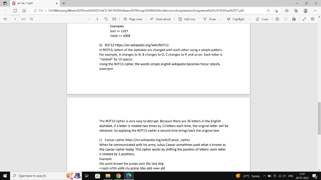 to be encrypted possibly multiple times using cascading encryption. Remember ... identify