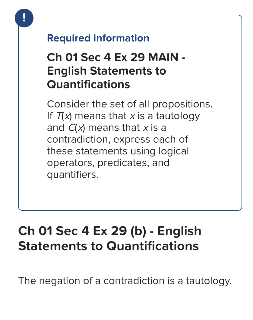  ! Required information Ch 01 Sec 4 Ex 29 MAIN English