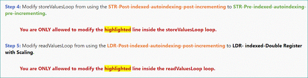 code, and rewrite only the two lines that are highlighted. please rewrite