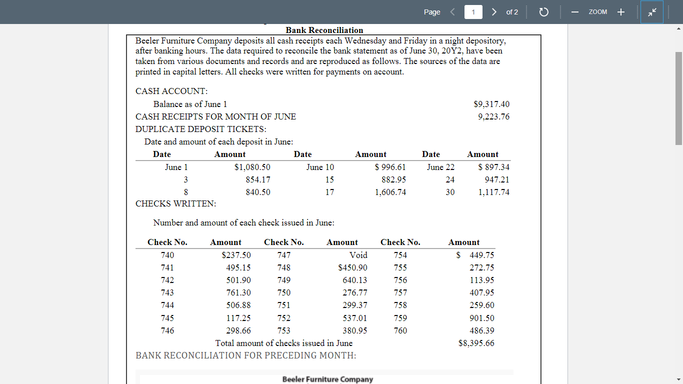 minutes to look through the information provided: Information for books, last month's