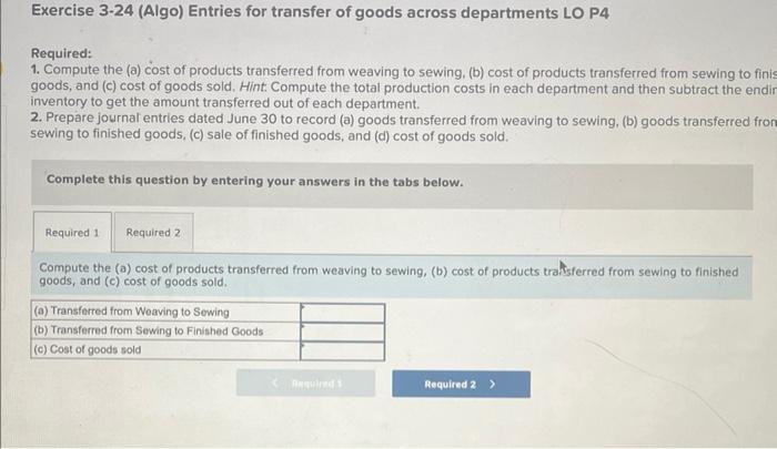 [The following information applies to the questions displayed below.] Pro-Weave manufactures stadium