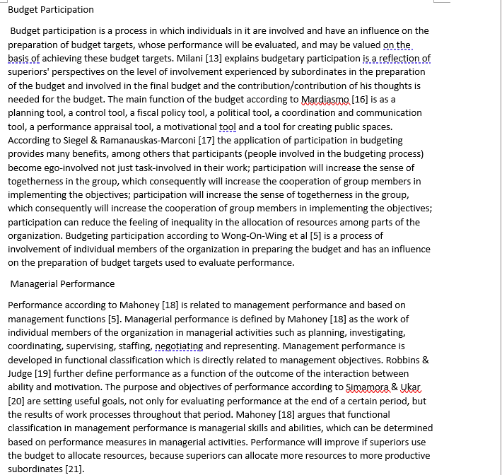  ***Please help me summarize this two articles and separate write Budget