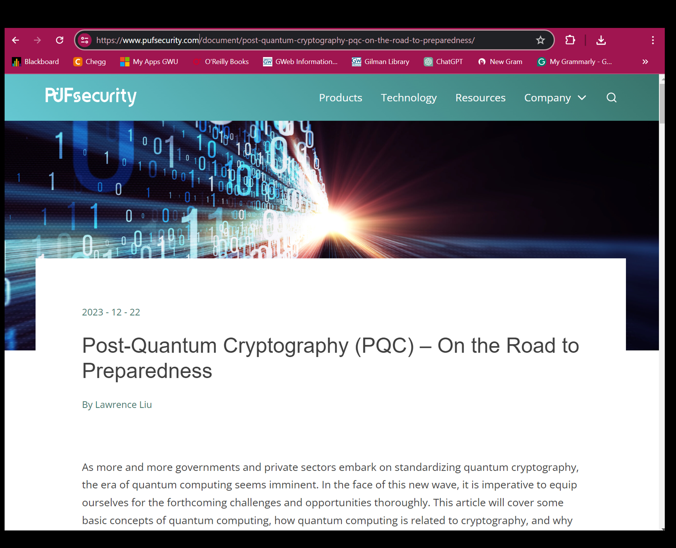 Discuss why preparing for post-quantum cryptograpy (PQC) is important. Provide and