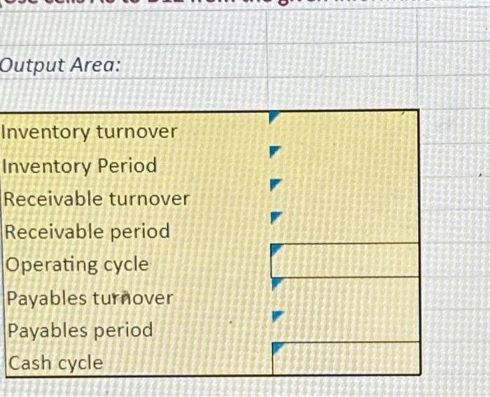 for the Newk Corporation. Assume all sales are on credit. Calculate the