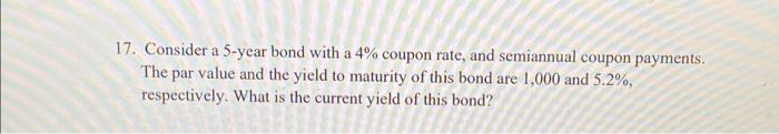 rate is 6%, and the bond is priced at par. What is