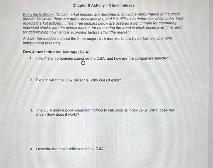 please help. no excel, all finance calculator Chapter 9 Activity - Stock