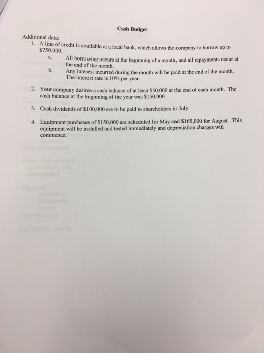 portions of the year ended 2016 are provided and you will build