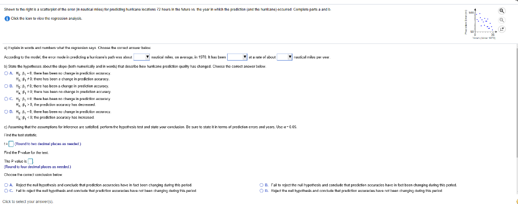 Shown to the richt ls a scatta plot at the mor