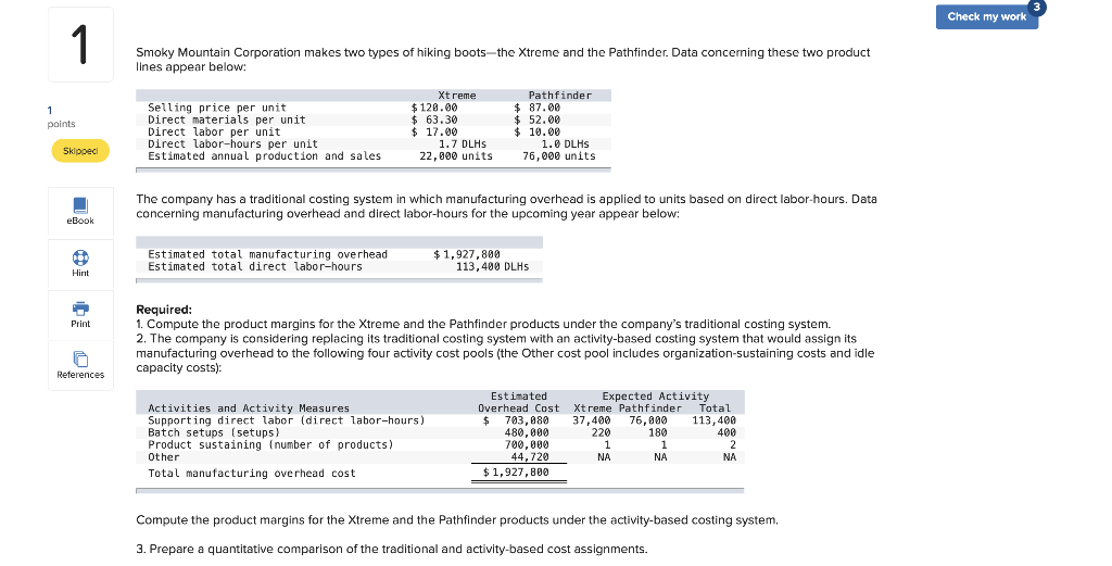 Type or paste question here 3 Check my work 1 Smoky Mountain