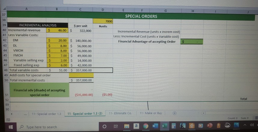 Order Decisions [LO11-4] Polaski Company manufactures and sells a single product called
