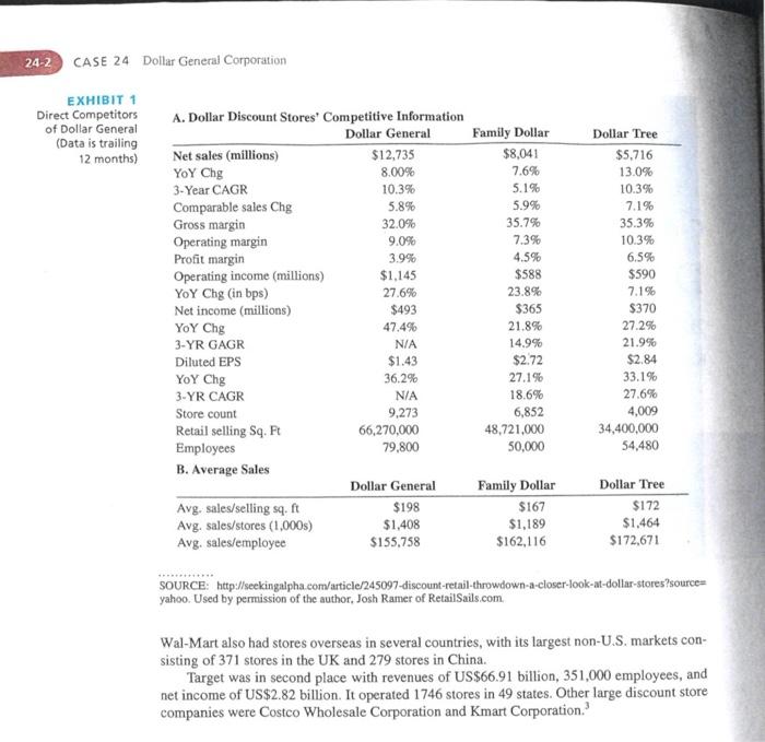 in the case? 5. Do you believe that Dollar General was able