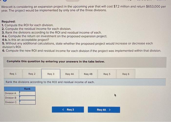 the proposed expansion project. 4-b. Is this an acceptable project? 5. Without
