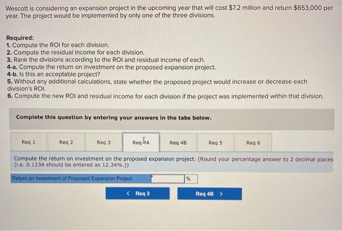 any additional calculations, state whether the proposed project would increase or decrease