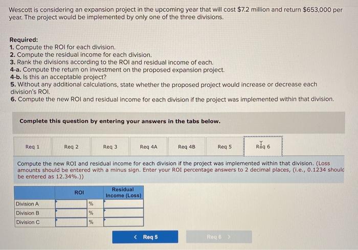 question by entering your answers in the tabs below. Req 1 Reg
