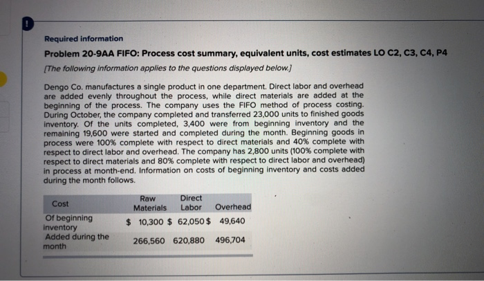  FIFO method. i have missing information.. & not entirely sure the