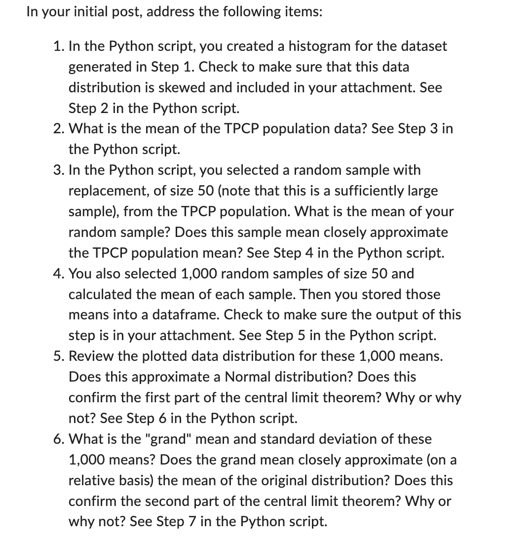  In your initial post, address the following items: Module Two Discussion: