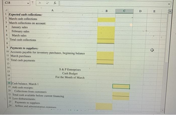 Referencing and Basic Math Functions S&P Enterprises has provided data from the