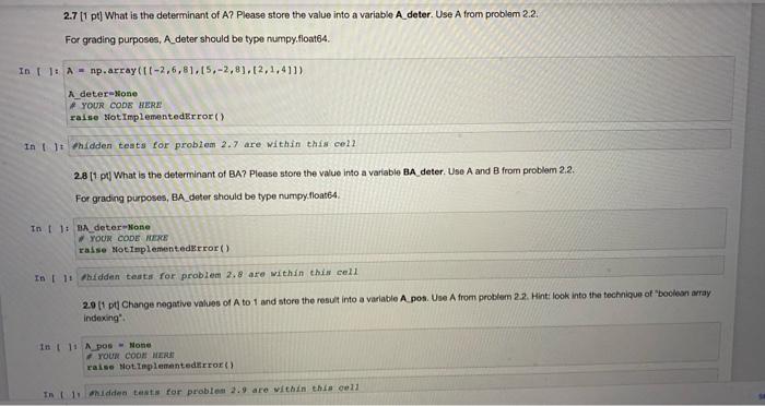 {1pt] Let F=[[1,2,a],[3,2,1+b],[2,2,2+c]] where a,b, and c ave variables. G=[[0,2+c,a],[3,b+c,1],[a,3,b]] where a,