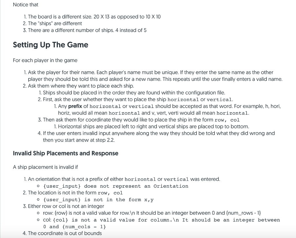Battleship I suggest that you play this version. Requirements You must have