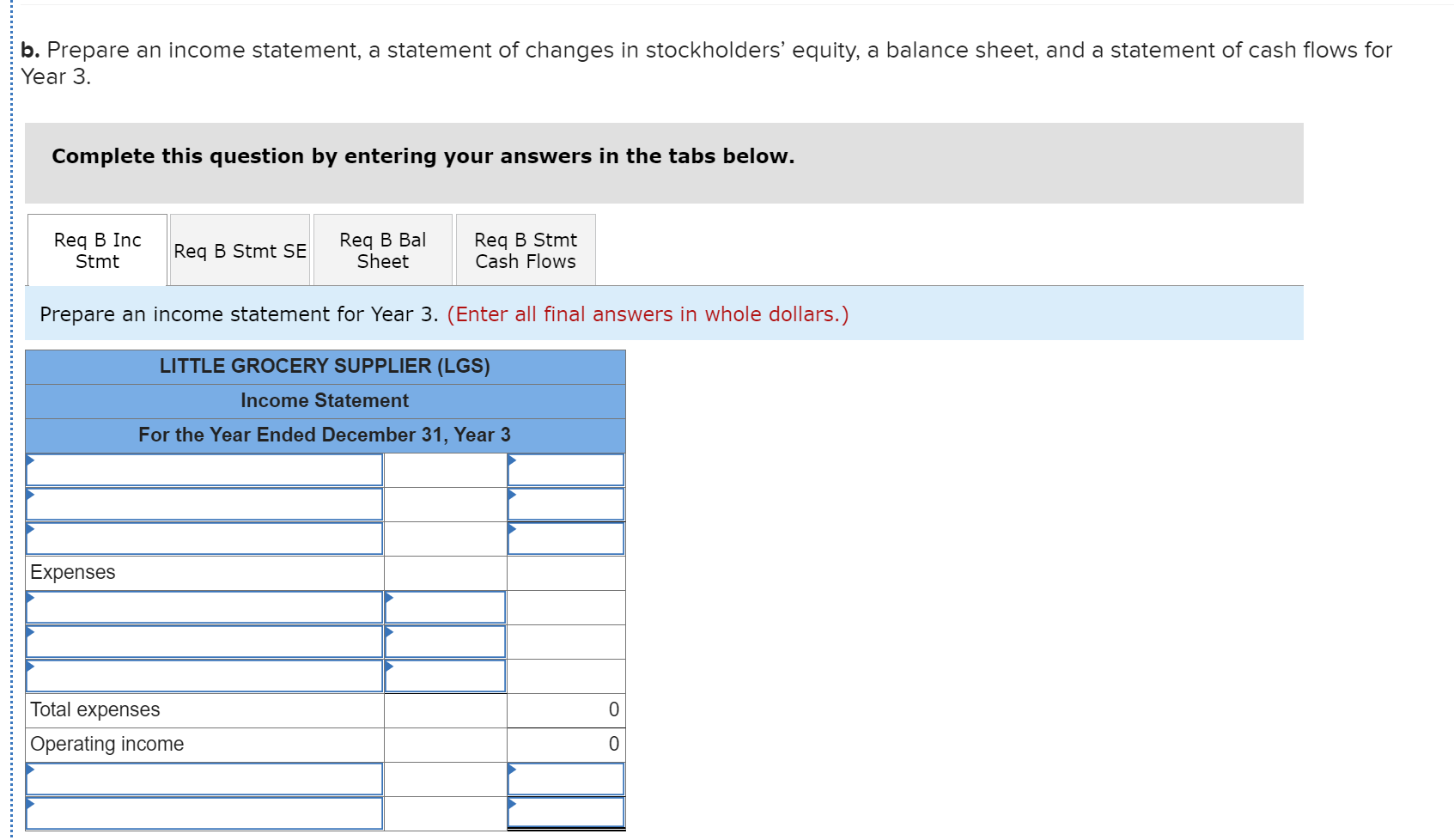 [The following information applies to the questions displayed below.) The following post-closing