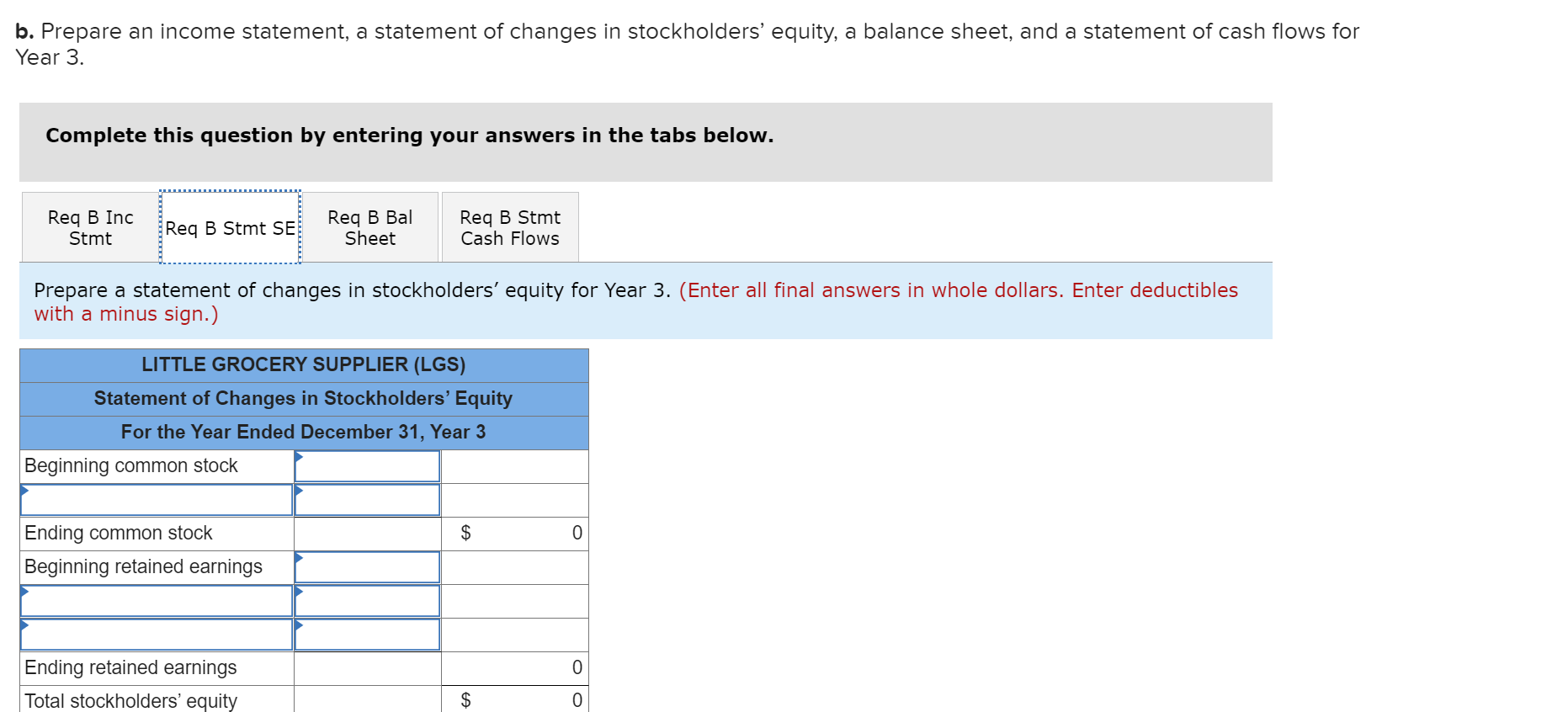 trial balance was drawn from the accounts of Little Grocery Supplier (LGS)
