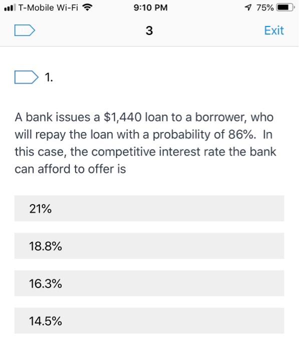  ..1 T-Mobile Wi-Fi ? 9:10 PM 7 75% Exit D 1.