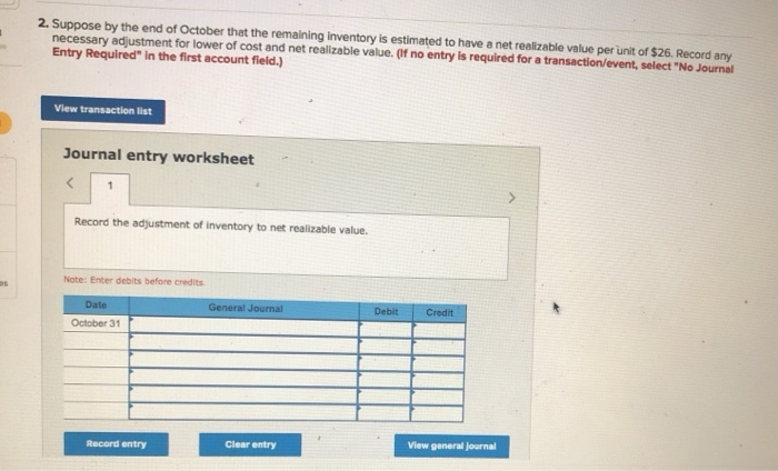 the lower of cost and net realizable value (L06-2, 6-3, 6-4, 6-5,