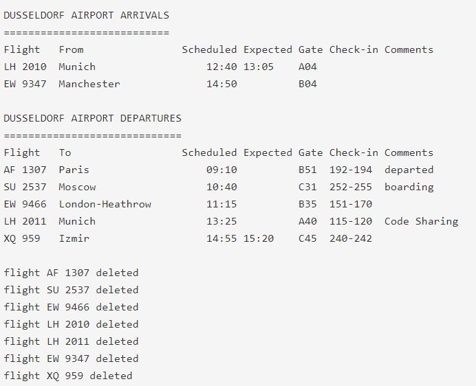 C++ Classes and Objects Subtask 7 Define a class with name Airport