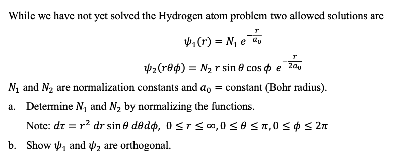 While we have not yet solved the Hydrogen atom problem two