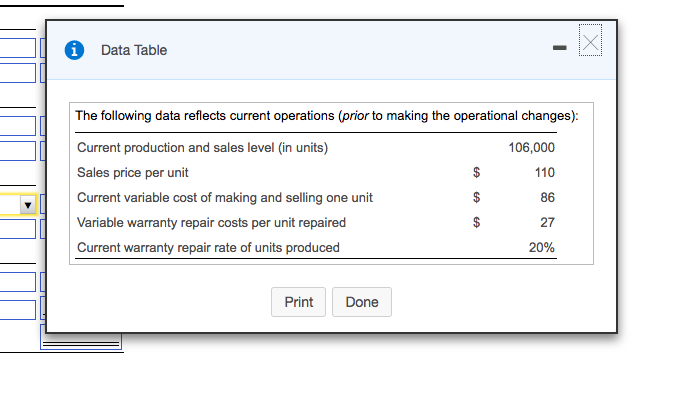 costs of quality. (Click the icon to view additional information.) What is