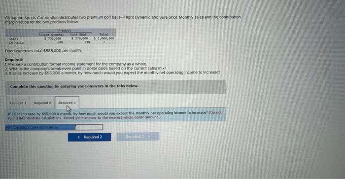 Montiby saies ang the contritusion maj jatos for the two products folisw