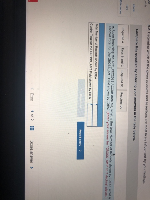 has provide have a receivables collectability problem, the auditor must complete a