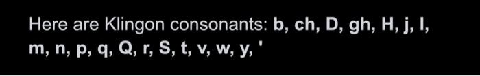 Read data from klingon-english.txt 2. Ask the user to choose a Klingon