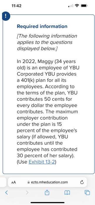  Please complete a, b, c, d using the required information. Required