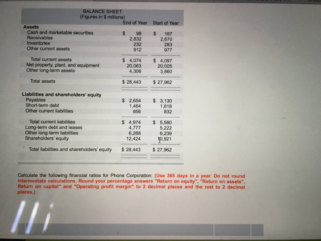 assets (Use after-tax operating income and average assets.) % c. Return on