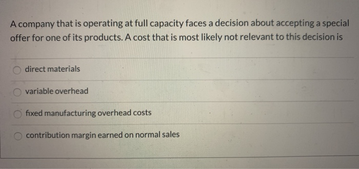 product line appear to be unprofitable are incremental costs are used to