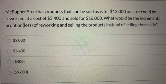calculate the segment margin are relevant in decisions involving dropping a product