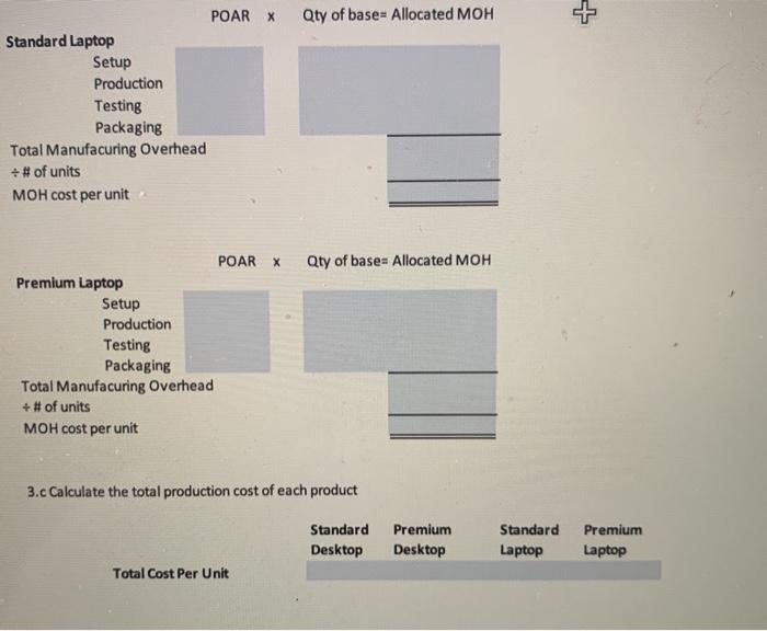 to analyze what the impact would be on the cost of each