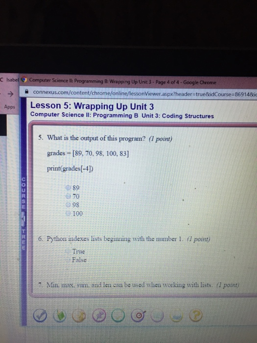 Unit 3 Computer Science II: Programming B Unit 3: Coding Structures Isabel